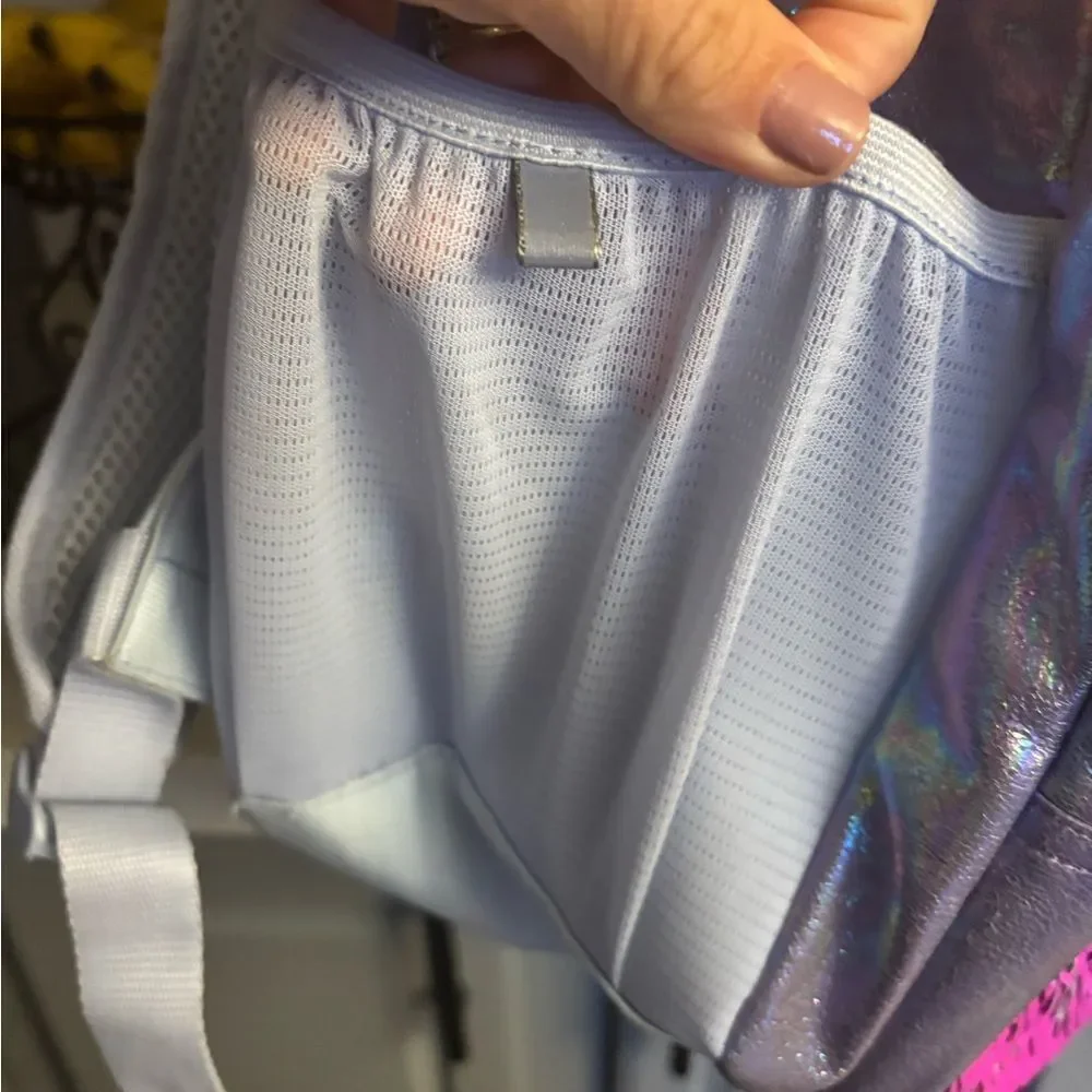 Iridescent Pink Sequin Backpack